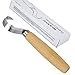 Wood Carving Hook Knife 164 & 420 J2 Stainless Steel Blade for Carving Spoons Bowls kuksa and Cups Basic Crooked Knife Rockwell Hardness 60 for Professional Spoon Carvers and Beginners - Right Handed