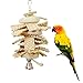 Newstrength Bird Chewing Toys,Loofah Cuttlebone Grass Parrot Budgies Cockatoo Parakeet Cockatiel Cage Bite Toy Wood Colorthumb 1