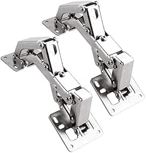 Monland 2 Piezas Bisagra de AmortiguacióN 165 Grados Autodescarga