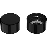 Mycket Soda Water Bottle Caps, 2 Packs Soda Carbonating Bottles Caps Compatible with Most Soda Machine Bottle（Black）