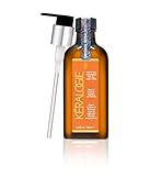 Hair Natural Oil Treatment, Revival and Strengthening for Damaged Dry Hair, Moroccan Oil Formula, Argan, Jojoba Organic Complex with Bonus Pump by KERALOGIE (3.38 ounce)
