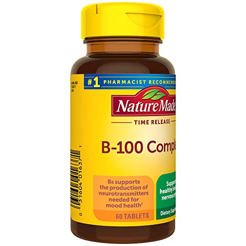 Nature Made Time Release Vitamin B100 High Potency B Complex, Dietary
