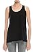 Loose Fit extra long tank tops for women Black XXL