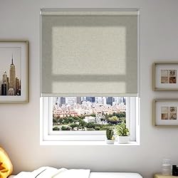 Boolegon Light Filtering Roller Shades for