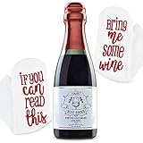 Luxury Wine Socks with Wine Tin Gift Packaging: If You Can Read This Bring Me A Glass of Wine Sock - Funny Christmas Accessory for Her, Novelty Slipper Present for Wife, Mom and Women Under 25 Dollars