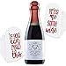Luxury Wine Socks with Wine Tin Gift Packaging: Valentines Day Gift If You Can Read This Bring Me Some Wine Socks - Funny Accessory for Her, Novelty Present for Wife, Mom, and Women Under 25 Dollars