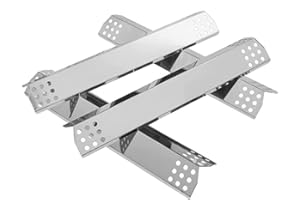 SAFBBCUE Stainless Steel Heat Plates Replacement Part for Kitchen Aid 720-0745B 720-0733A 720-0336D Grill Accessories, Nexgrill 720-0733 720-0727 Grill Parts, Jenn-Air 720-0709, 720-0336B, 720-0336C Parts