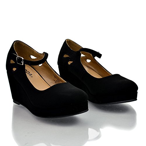 SODA-Girls-Closed-Toe-Mary-Jane-Platform-Wedge-Sandal