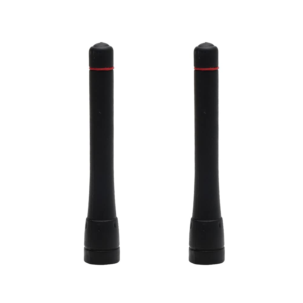 Photo 1 of BVMAG UHF 400-470MHz Stubby Antenna for ICOM FA-SC73US IC-F21 F24 F43 F44 F4000 F4001 F4010 F4011 F4023 F4026 F4018 F4161 Walkie Talkie Two Way Radio 2Pack