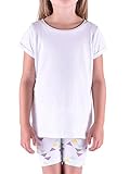 Colored Organics Girls' Organic Toddler Ella Rolled Sleeve Tee