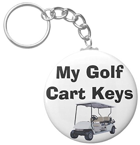A&T Designs My Golf Cart Keys 2.25' Keychain Golfing Golfer Course Club House