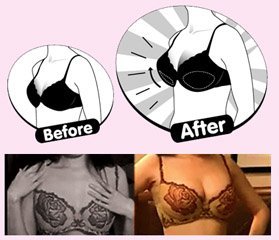 Home-x inflatable bra pads inserts breast-cup increaser