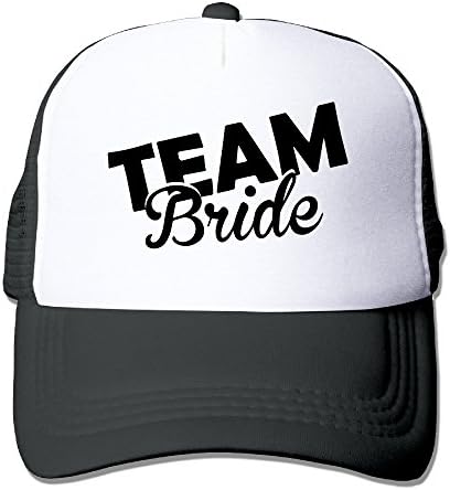 Fashiontyful Adult Team Bride Groom Trucker Hats,Unisex Mesh Caps,Snapback Baseball Cap Hat