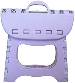 GaGool Heavy Duty Folding Step Stool with Anti Slip Dots &amp; Strong Support Step Ladder for Adults and Kids (Pink)