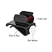 Bluecell 6pcs Black Color Golf Bag Clip on Putter Holder Golf Putter Clip