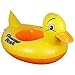 UGGL Duck Baby Floats, Inflatable Duck Pool Float, Baby Floating Seat, Children Swim Ring, Kids Inflatable Floats, Yellow Duck Seat Boat for 1-3 Years Kids