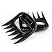 Bcurb Pulled Pork Shredder Claws - BBQ Meat Handler Forks - Salad Fork 2 Piece Set (Black)