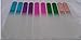 FlyItem® 10 Pcs/Set Crystal Glass Mixed Color Nail Files Manicure Nail Art Decoration Makeup Cosmetic Tool