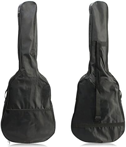 Guitar Bag,41 Inch Waterproof Nylon Acoustic Guitar Gig Bag Soft Case Cover Black