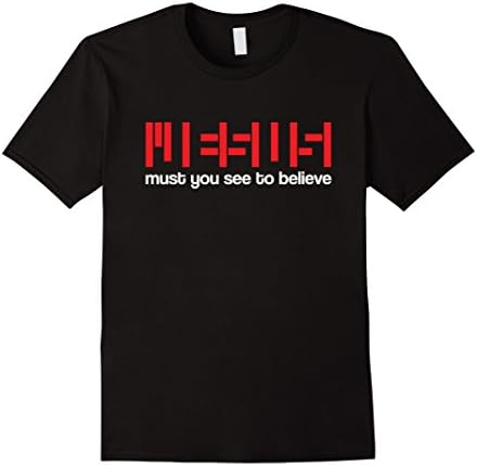 Mens Jesus Doubting Thomas Faith Christian Tshirt Large Black