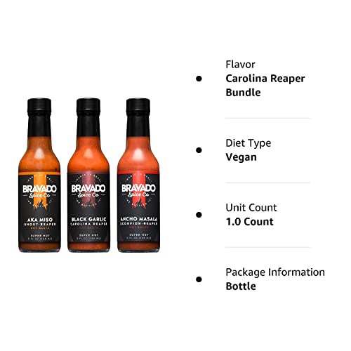 Carolina Reaper Bundle By Bravado Spice FEATURED ON HOT ONES Gluten
