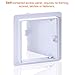 Suteck Plastic Access Panel for Drywall Ceiling 8 x 8 Inch Reinforced Plumbing Wall Access Doors Removable Hinged White
