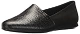 ECCO Women's Women's Touch 15 Ballerina 2.0 Ballet Flat, Black-Buffed Silver/Black, 38 EU/7-7.5 US