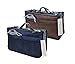 Hoxis Purse Insert Organizer, Expandable,10.6” X 6.3” with Handles (Set of 2B)