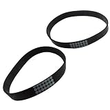 Eureka Bravo, Bravo 2, Airspeed, Litespeed, Whirlwind, Victory Vacuum Belts (2 Pack). Replaces OEM# 61120