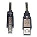 Tripp Lite USB 2.0 Hi-Speed A/B Active Repeater Cable (M/M) 36-ft. (U042-036), Silver
