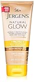 Jergens Natural Glow + Protect Daily Moisturizer Sunscreen SPF 20, Fair to Medium Skin Tones, 6 Ounce
