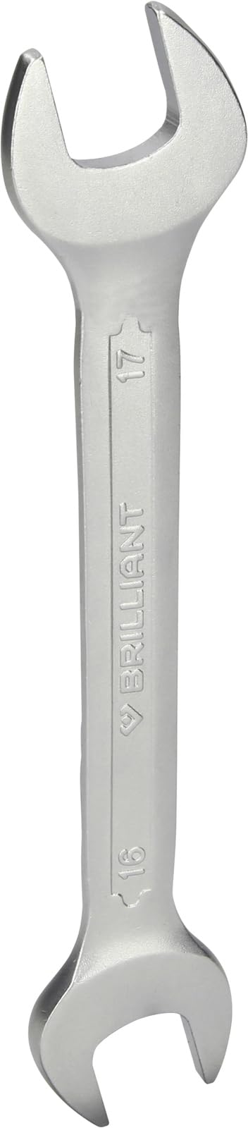 BRILLIANT TOOLS BT010905 Double Open-End Spanner 16 x 17 mm [Powered by KS Tools]