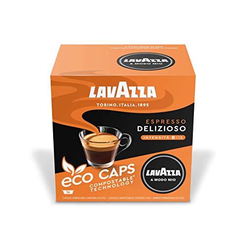 Lavazza A Modo Mio Espresso Delizioso, Kaffee, Kaffeekapseln, Arabica, 64 Kapseln