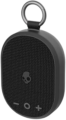 Kilo Cassa Wireless Bluetooth Portatile, Impermeabilità IPX7, 24 Ore di Autonomia, Stereo True Wireless con Cinghia Integrata per Viaggi e Uso all’Aperto - Black