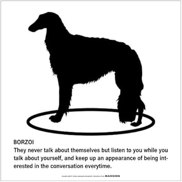 Amazon Borzoi S Poemマグネットサイン ボルゾイ ホワイト Lサイズ アメリカの詩 英語 愛犬家 優しさ防犯 マグネットステッカー Signsup カー用品 通販