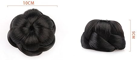 Amazon Com Remeehi Synthetic Hair Chignon Braided Bun Hair