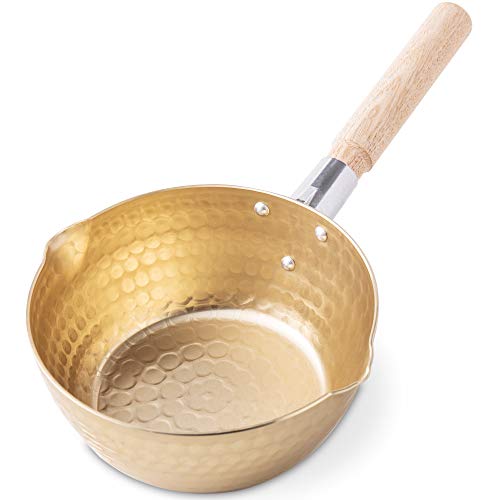 Yukihira Saucepan, Rockurwok Nonstick Japanese Style Saucepan, Hammered