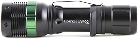 Weiita Sparker F8455 CREE LED Super Bright Tactical Flashlight, Zoom, Strobe S.O.S., Rechargable, 300 Lumen by Weiita