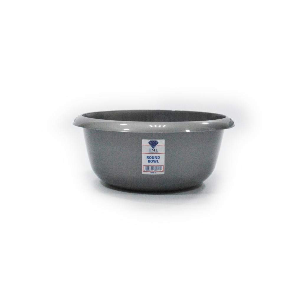 TML Round Bowl - 6 Litre - Choice of Colour - Perfect for Camping (Red)