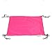 CUSFULL Cat Hammock Bed Comfortable Hanging Pet Hammock Bed for Cats/Small Dogs/Rabbits/Small Animals, Rose-Red