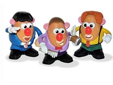 Three Stooges Mr. Potato Head Set