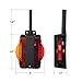 Partsam LED Trailer Fender Lights, Dual Face LED Marker Clearance Lights Assembly, Pre-wired dual light, Amber and Red, fender-mount bracket, Left Part(2Pack)