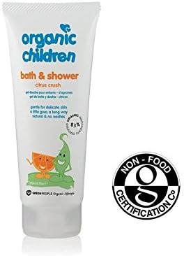 Green People Organic Children Citrus &amp; Aloe Vera Bath &amp; Shower Gel 200ml - Pack of 6