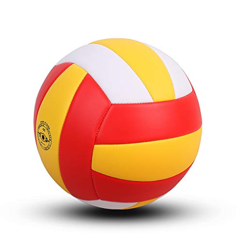 YANYODO Official Size 5 Volleyball, Soft Indoor Outdoor Volleyball for Game Gym Training