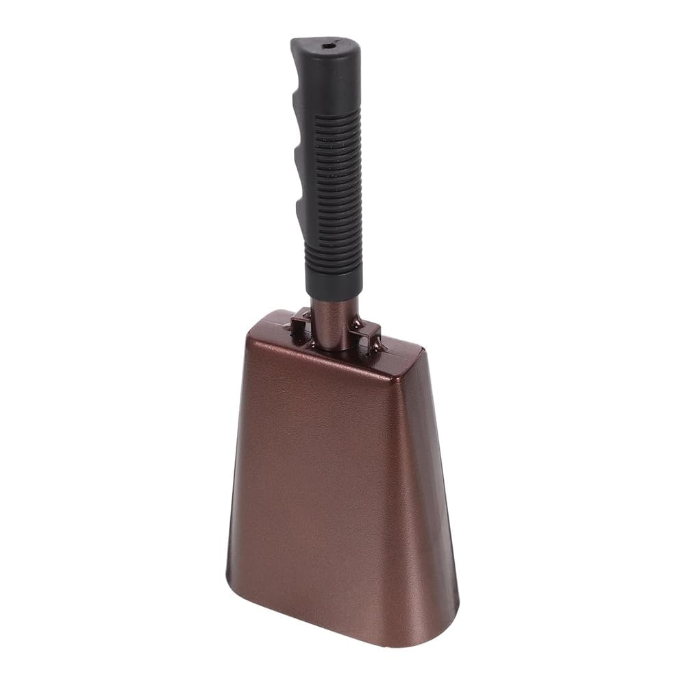 Namvo Metal Cow Bell 10inch Hand Bell for Holiday Parties Sporting Events Football Matches