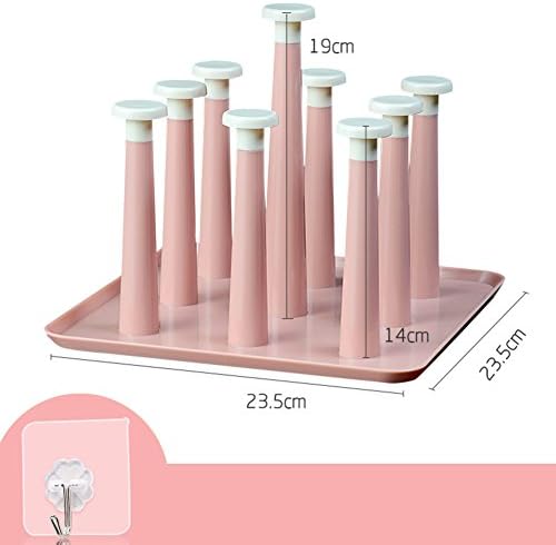 Creative mug holders,Mug holders stainless steel mug tree household water ring plastic drain cup holder glass cup upside down-D
