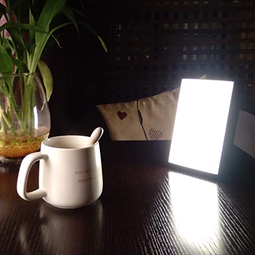 10,000 Lux Happy Energy Light Therapy Simulated Natural Sunlight Full Spectrum LED Lamp Light Box Portable Thin Border Design Aluminum Alloy Material - Thumbnail 5