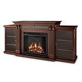 Real Flame Calie Media Fireplace, Large, Dark