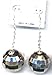 Flashback & Freedom Silver Disco Ball Earrings