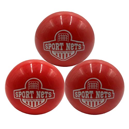 Hit Run Steal Weighted Practice Balls for Baseball and Softball Batting Practice. (3 Balls)